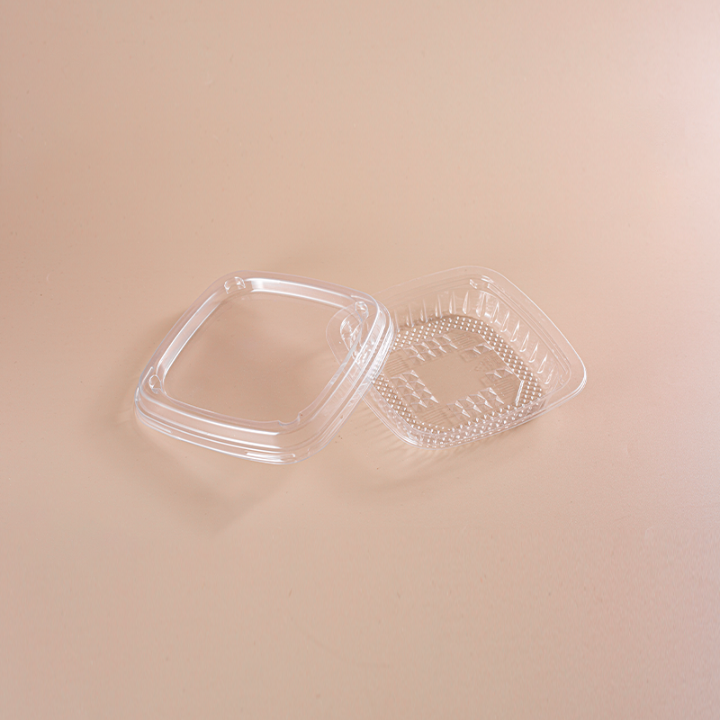 Caja transparente de PET para repostería