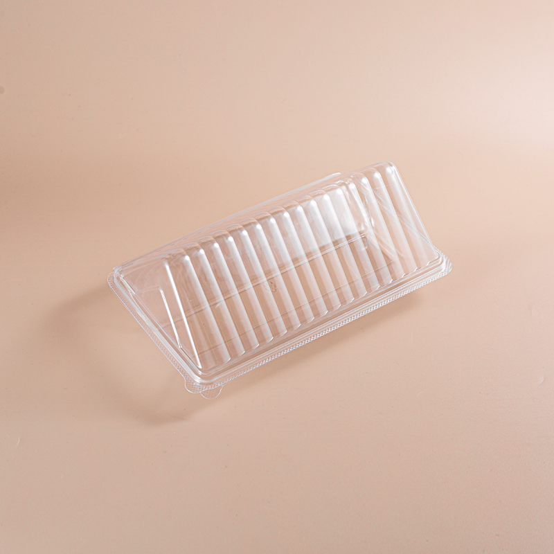 Caja rectangular desechable para sándwich de PET Caja rectangular desechable para sándwich de PET