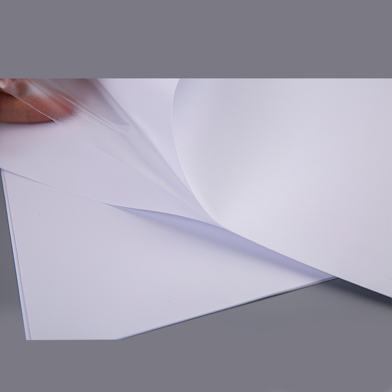 Double-Sided Adhesive Paper with White PEK Liner